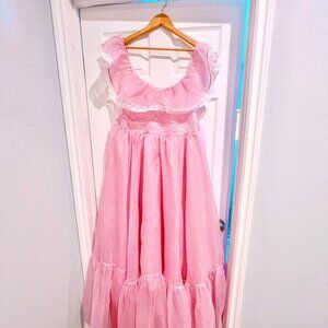 SELKIE Ice Cream Gingham Romance Novel Size 1X